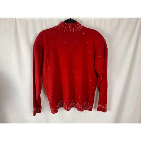 Richard And Company 80's/90's Wool Blend Beaded Sweater Women's Large. - Picture 2 of 13